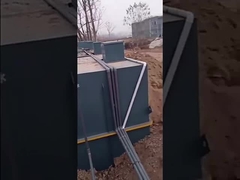 Il acciaio al carbonio ha sepolto l'ospedale completo 10m3/H domestico dell'attrezzatura di trattamento delle acque di MBR