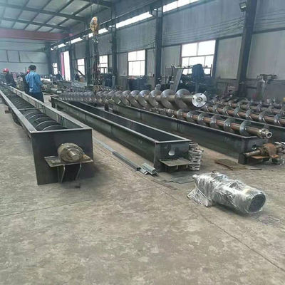 Scanalatura d'alimentazione industriale della macchina SS304 U del trasportatore di vite del fango di Shaftless