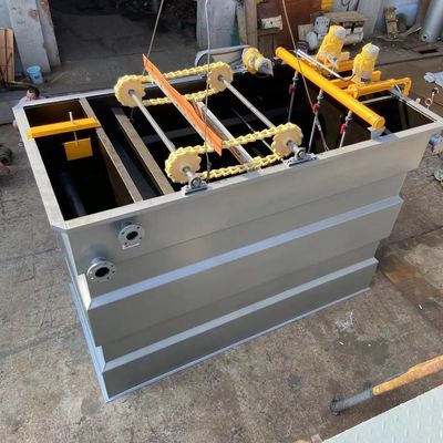 Il flusso orizzontale DAF Dissolved Air Flotation Machine di acciaio inossidabile ha integrato 50m3/H