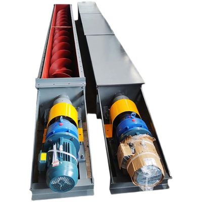 Trasportatore a coclea per fanghi in acciaio inossidabile 304 a forma di U