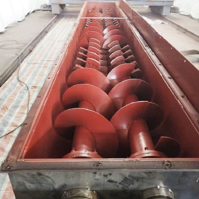 Trasportatore a coclea per fanghi in acciaio inossidabile 304 a forma di U