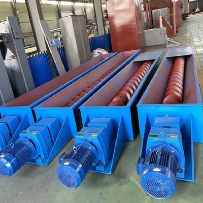 Trasportatore a coclea per fanghi in acciaio inossidabile 304 a forma di U