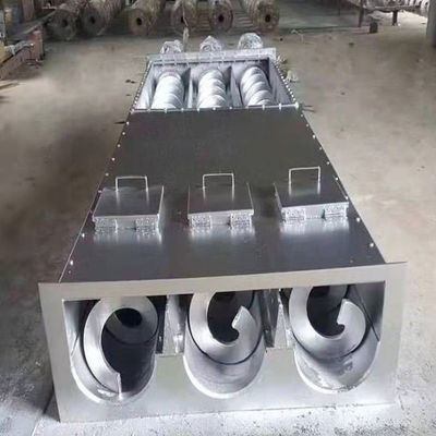 Trasportatore a coclea senza albero resistente alle alte temperature in acciaio inossidabile