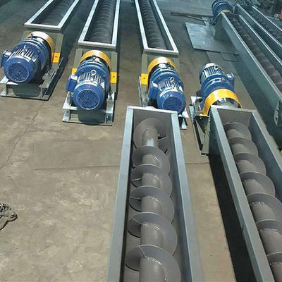 Trasportatore a coclea senza albero resistente alle alte temperature in acciaio inossidabile