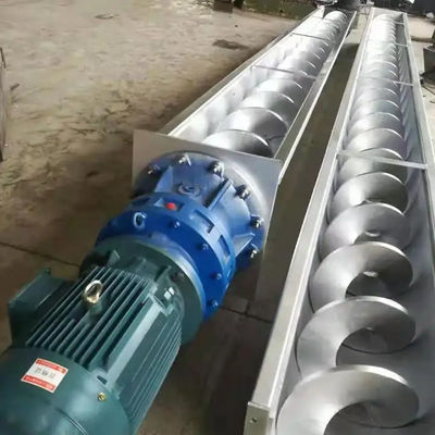 Coclea a spirale del cemento del trasportatore di pellet senza albero in acciaio inossidabile