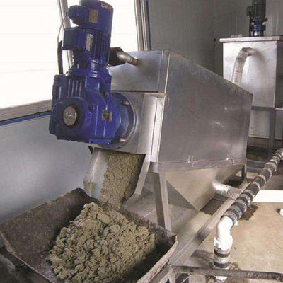 Alto tasso di disidratazione della macchina a spirale automatica di disidratazione dei fanghi SS304