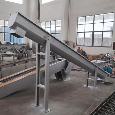 Trasportatore di vite di acciaio inossidabile Shaftless per il trasportatore a spirale del grano della polvere