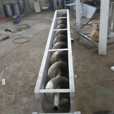 Trasportatore di vite orizzontale di acciaio inossidabile della doppia asse 1000mm per industria carboniera