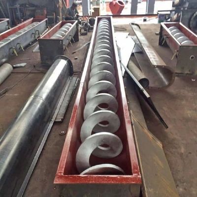 Trasportatore di vite orizzontale di acciaio inossidabile della doppia asse 1000mm per industria carboniera