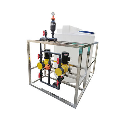 Macchina di dosaggio completamente automatica PAC/PAM Flocculant Dosing System di iso 250L~10000L del CE
