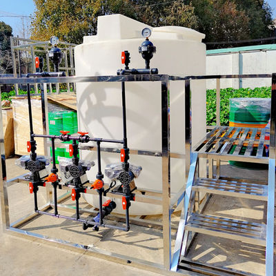 Macchina di dosaggio completamente automatica PAC/PAM Flocculant Dosing System di iso 250L~10000L del CE
