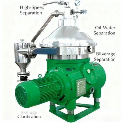 Centrifughe automatiche a disco per la separazione continua di fasi solide e liquide in industria