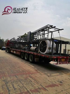 Trasportatore portatile di rimozione dei rifiuti, macchina del trasportatore di vite di 500mm