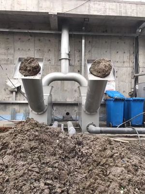 macchina della stampa del fango di 400mm, torchio a vite orizzontale di acciaio inossidabile