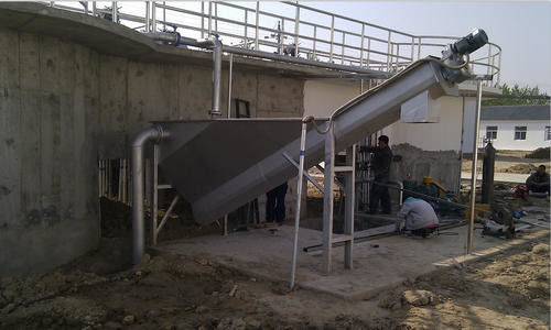 350mm Grit Separator Wastewater, 0.55Kw ciclone Grit Separator