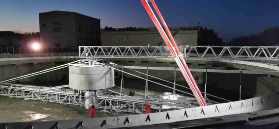 Apparecchio per lo spurgo delle caldaie a ponte mobile del doppio tubo utilizzato per l'impianto di trattamento delle acque reflue