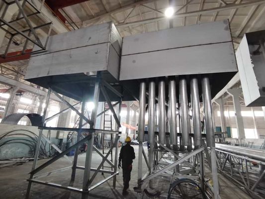 Apparecchio per lo spurgo delle caldaie a ponte mobile del doppio tubo utilizzato per l'impianto di trattamento delle acque reflue