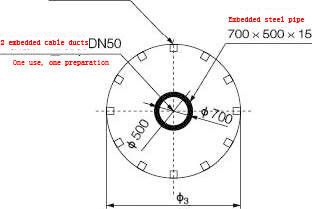 Acciaio al carbonio periferico dell'azionamento della mezza del ponte attrezzatura dell'apparecchio per lo spurgo delle caldaie