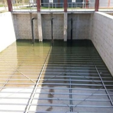 Ricambiando ruspa spianatrice inferiore utilizzata per lo stagno quadrato dell'acqua di scarico