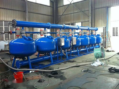 Sistema di filtrazione della sabbia industriale in acciaio al carbonio