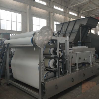 Attrezzatura d'asciugamento dei residui di acciaio inossidabile, trattamento delle acque reflue della stampa della cinghia 10m3/h