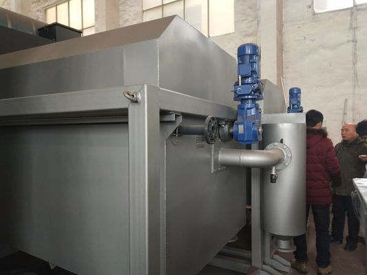 Attrezzatura d'asciugamento dei residui di acciaio inossidabile, trattamento delle acque reflue della stampa della cinghia 10m3/h