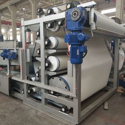 Attrezzatura d'asciugamento dei residui di acciaio inossidabile, trattamento delle acque reflue della stampa della cinghia 10m3/h