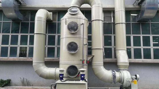 Colonna d'assorbimento chimica del gas, impianto di lavaggio bianco della torre di spruzzo