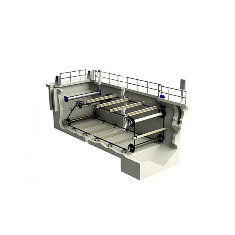 Gli ss incatenano l'apparecchio per lo spurgo delle caldaie della landa della ruspa spianatrice del fango della trazione per il chiarificatore