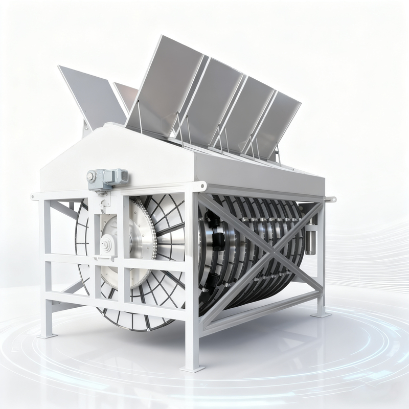 Sistema di filtrazione industriale Filtro a disco rotativo per filtrazione di liquidi e processi di separazione di solidi