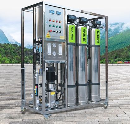 Apparecchiatura pura deionizzata automatica dell'acqua dolce del depuratore di acqua del RO 500l/H Apparecchiatura di trattamento delle acque