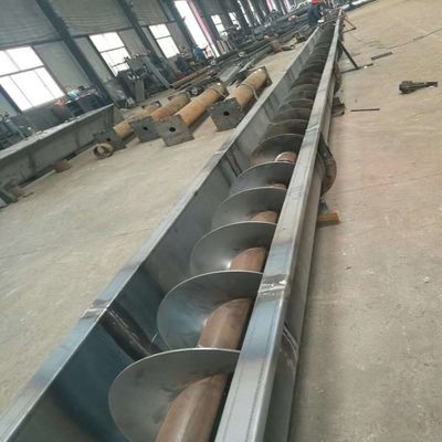 Trasportatore di vite a forma di U del fango di acciaio al carbonio con l'asse