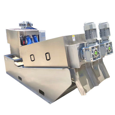 A vite automatico della macchina a spirale di disidratazione dei fanghi di separazione di solido liquido SS304