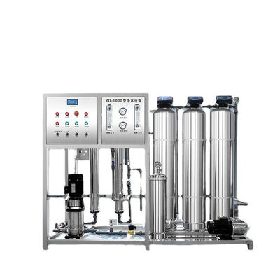 Industriale inverso dell'attrezzatura deionizzato Level5 di trattamento delle acque di osmosi del RO 1T/H