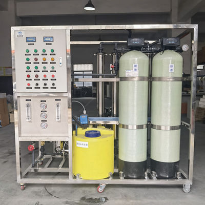 Industriale inverso dell'attrezzatura deionizzato Level5 di trattamento delle acque di osmosi del RO 1T/H