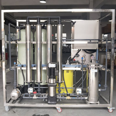 Industriale inverso dell'attrezzatura deionizzato Level5 di trattamento delle acque di osmosi del RO 1T/H