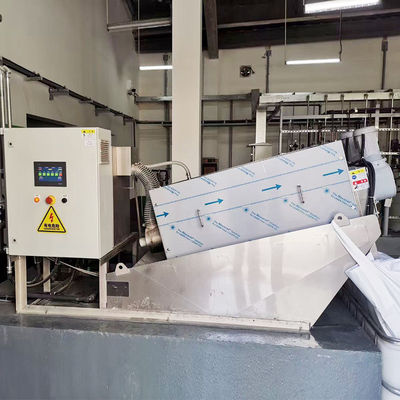 Industriale del torchio a vite della macchina di disidratazione dei fanghi della voluta di acciaio inossidabile 304 automatico