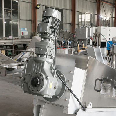 Industriale del torchio a vite della macchina di disidratazione dei fanghi della voluta di acciaio inossidabile 304 automatico