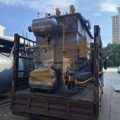 Il flusso orizzontale DAF Dissolved Air Flotation Machine di acciaio inossidabile ha integrato 50m3/H