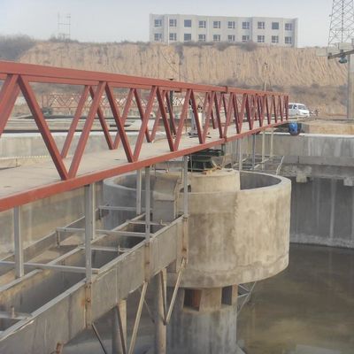 304 macchina sospesa di trattamento delle acque della ruspa spianatrice del fango di acciaio inossidabile Center Drive