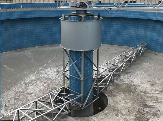 304 macchina sospesa di trattamento delle acque della ruspa spianatrice del fango di acciaio inossidabile Center Drive