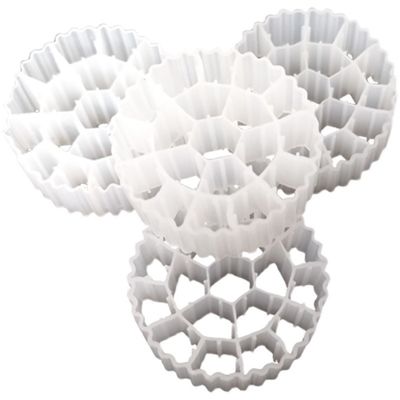 Materiale biologico del filtrante di trattamento delle acque del trasportatore del riempitore k1k2k3 di MBBR del serbatoio di ærazione della cultura a letto fluidizzato della membrana
