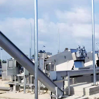 impilatore integrato della vite di separazione di solido liquido della stampa di concentrazione di filtrazione della macchina di disidratazione dei fanghi 10m3/H