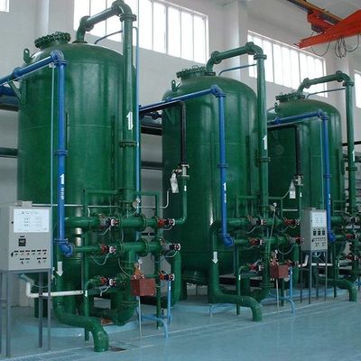 la multi sabbia del quarzo di acciaio inossidabile del filtrante di media 30m3/H ha attivato il filtro meccanico dal carbonio