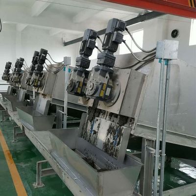 attrezzatura a spirale di disidratazione dei fanghi della fabbrica dell'alimento della macchina di disidratazione dei fanghi 15m3/H