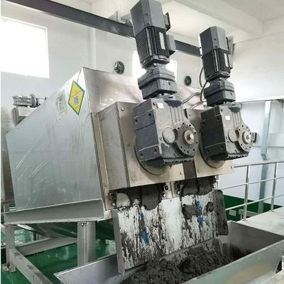 attrezzatura a spirale di disidratazione dei fanghi della fabbrica dell'alimento della macchina di disidratazione dei fanghi 15m3/H