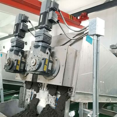 attrezzatura a spirale di disidratazione dei fanghi della fabbrica dell'alimento della macchina di disidratazione dei fanghi 15m3/H
