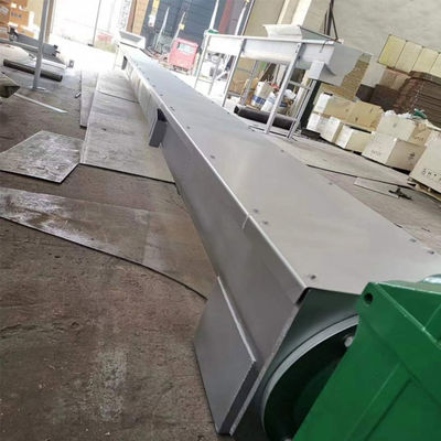 fango shaftless e cenere di acciaio inossidabile del trasportatore di vite 10t/h 304 che trasportano attrezzatura