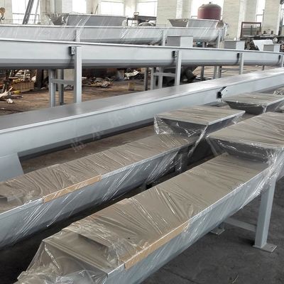 fango shaftless e cenere di acciaio inossidabile del trasportatore di vite 10t/h 304 che trasportano attrezzatura