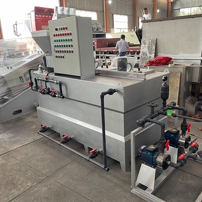 1500L/H ha integrato il dispositivo di dosaggio automatico PAC/PAM Chlorine Acid Alkali Dosing